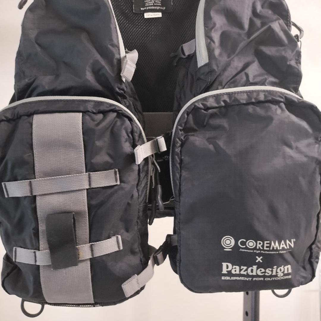 超軽量ゲームベスト(フローティングベスト) コアマン×パズデザイン 釣り