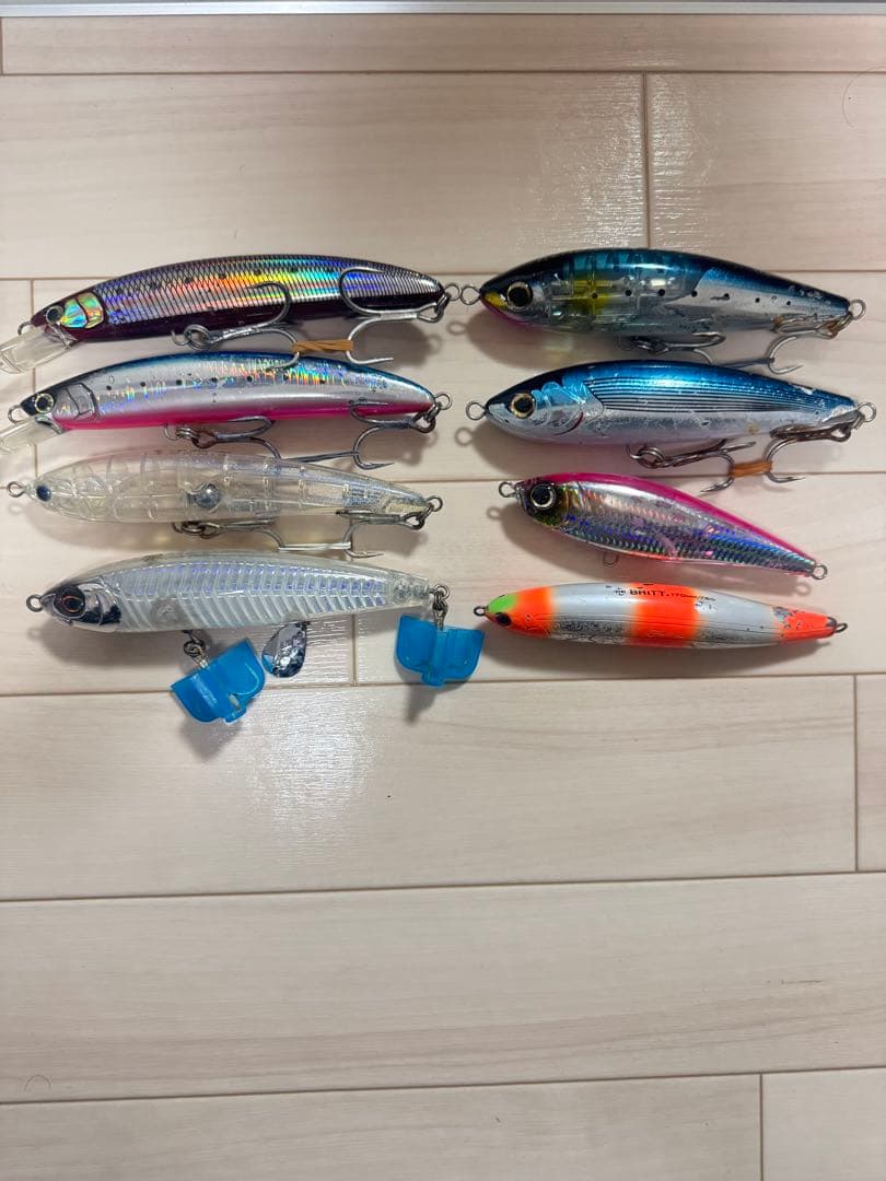 ボアー195 レガード190 ハードディップ175 等　青物プラグ　8本セット