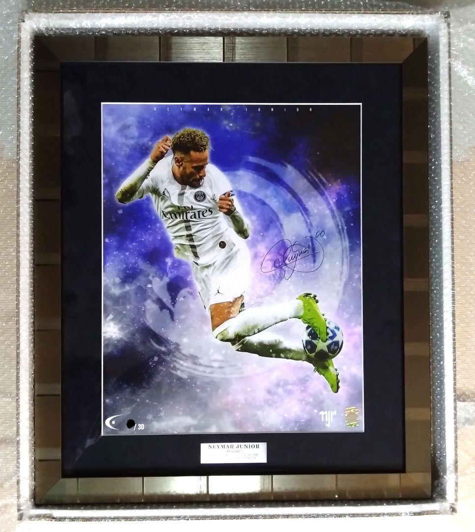 [TheDUGOUT世界限定30枚] ネイマール直筆サイン入りグラフィックアート