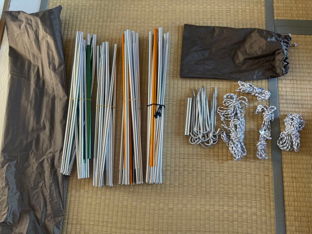  peak アメニティドームM テント4回使用