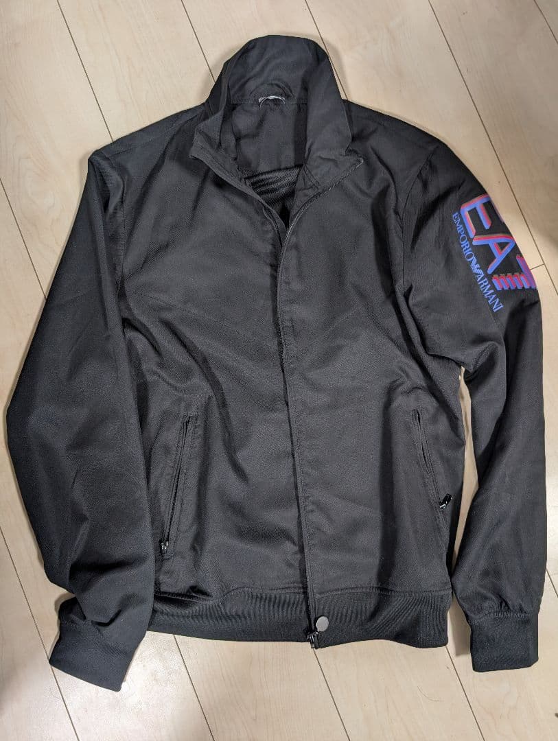 EA7 ブラックジャージ上下セット US:M寸 JP:L相当