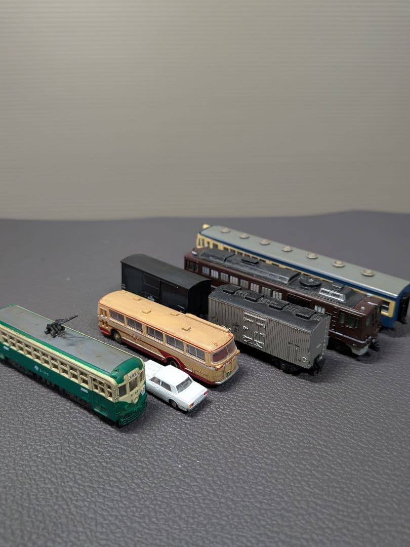 No.57鉄道Nゲージジオラマ車両、貨車 バス等付き