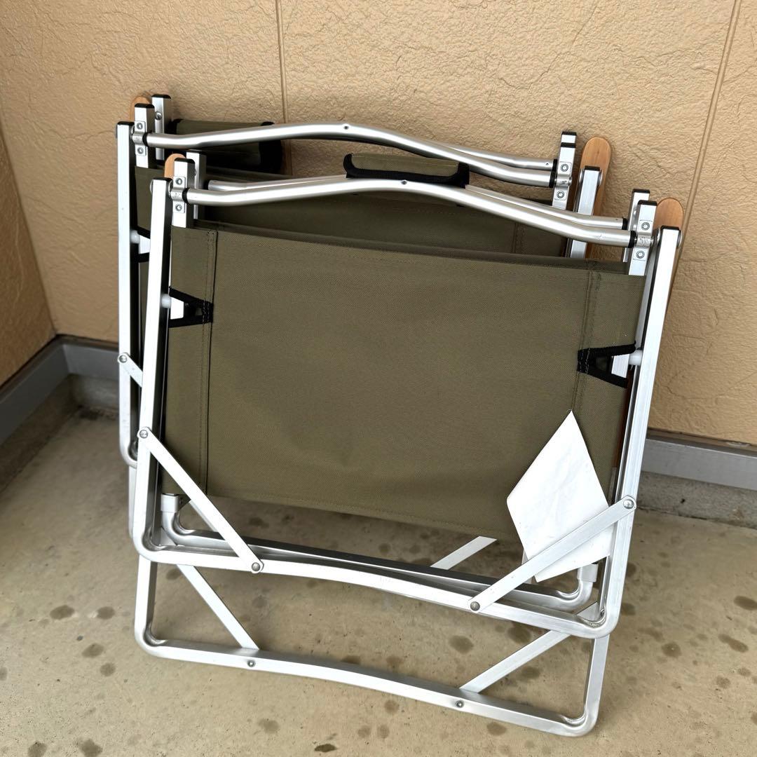 Coleman アウトドアチェア カーキ 2脚セット