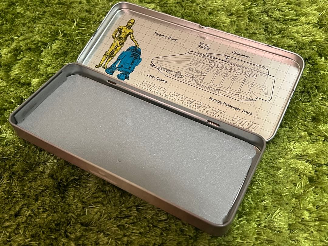 旧 スターツアーズ 缶ペンケース 鉛筆付き 東京ディズニーランド 1989