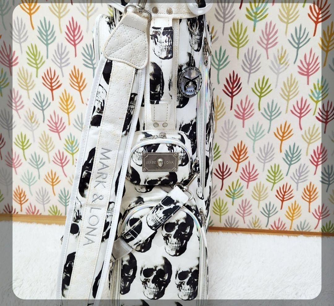 【激レア】MARK&LONA マークアンドロナ スカル柄 キャディバッグ