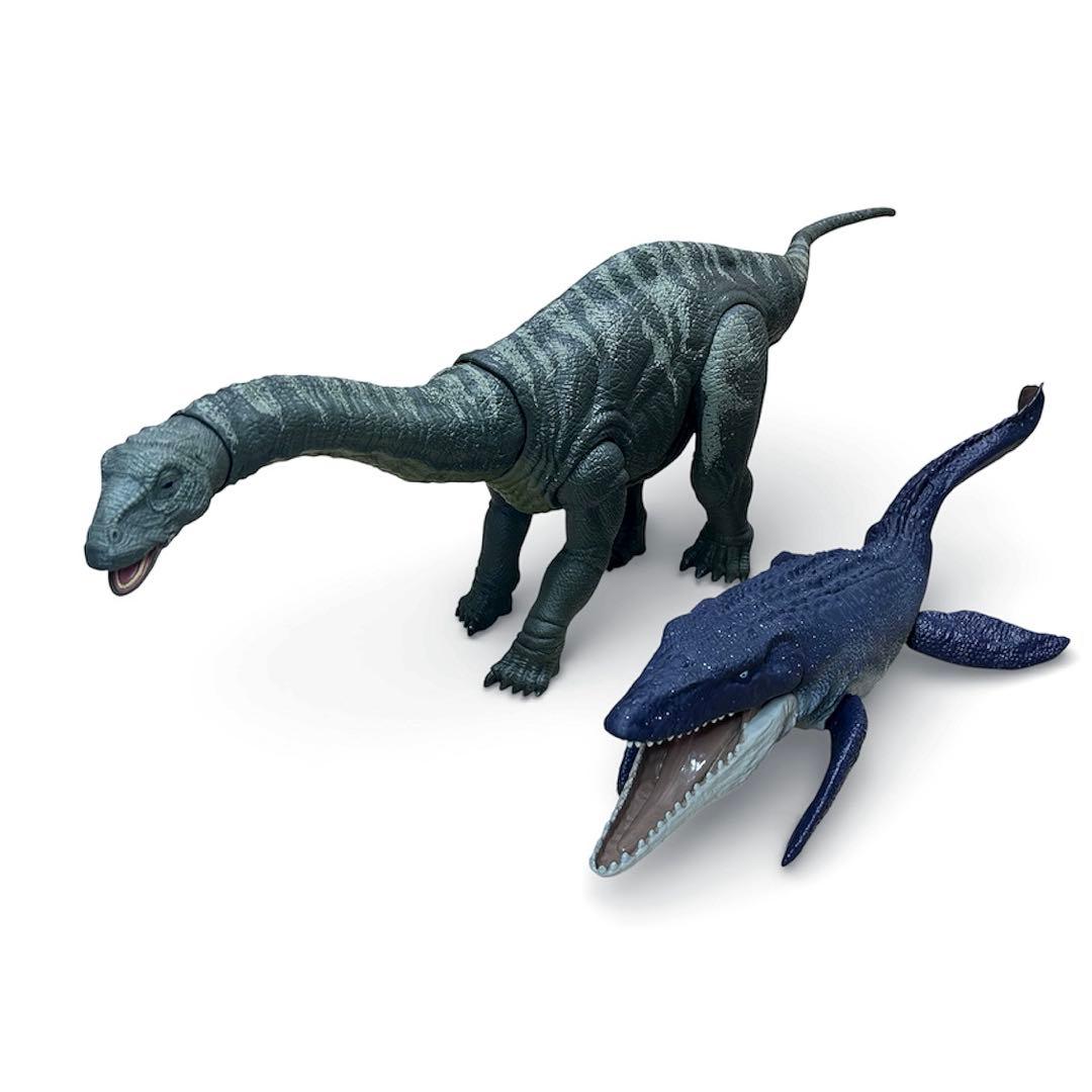 マテル ジュラシックワールド アパトサウルス&モササウルス　セット