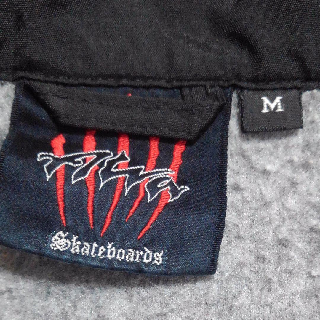 トニーアルバ ALVA ハーフジップ ナイロンジャケット フリース 黒灰 90s