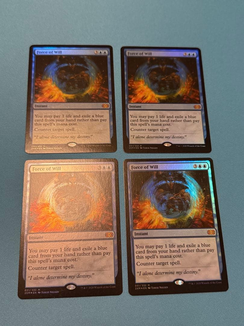 意志の力　英語foil 4枚