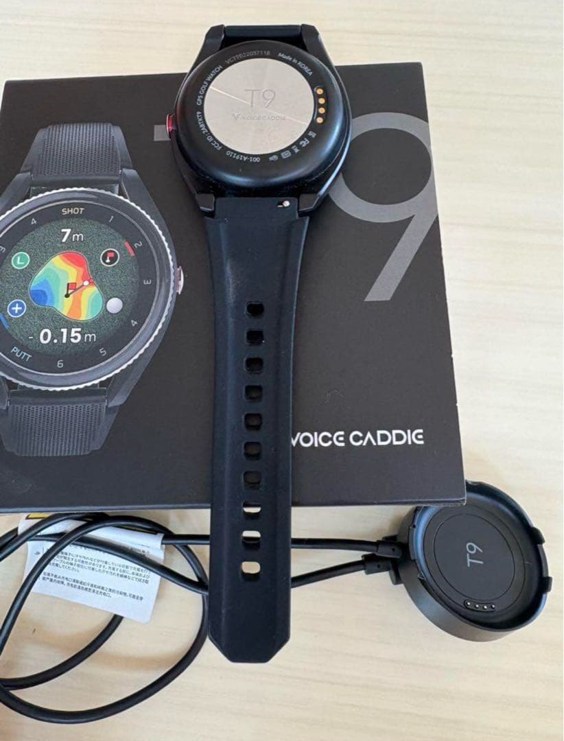 ボイスキャディ ゴルフナビ 時計 T9 VOICE CADDIE