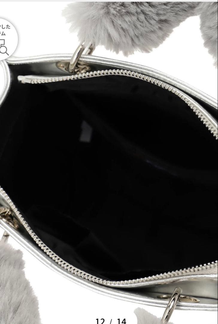 新品タグ付き　マスターバニー　フェイクファーハンドル　カートバッグ　白　ゴルフ