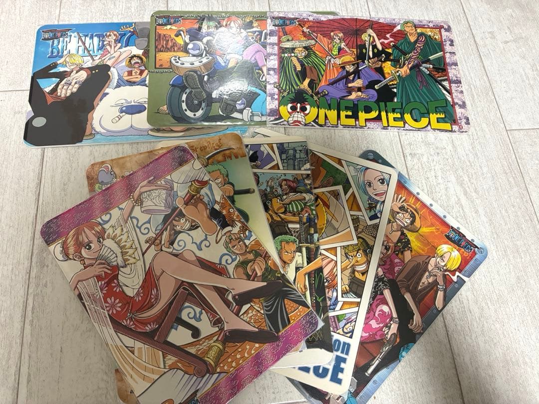 ワンピース ジャンボカードダス マウスパッド 第二弾 全8種セット