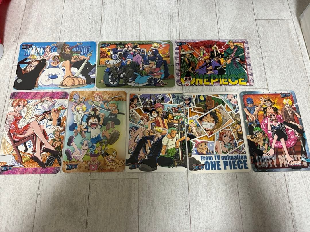 ワンピース ジャンボカードダス マウスパッド 第二弾 全8種セット