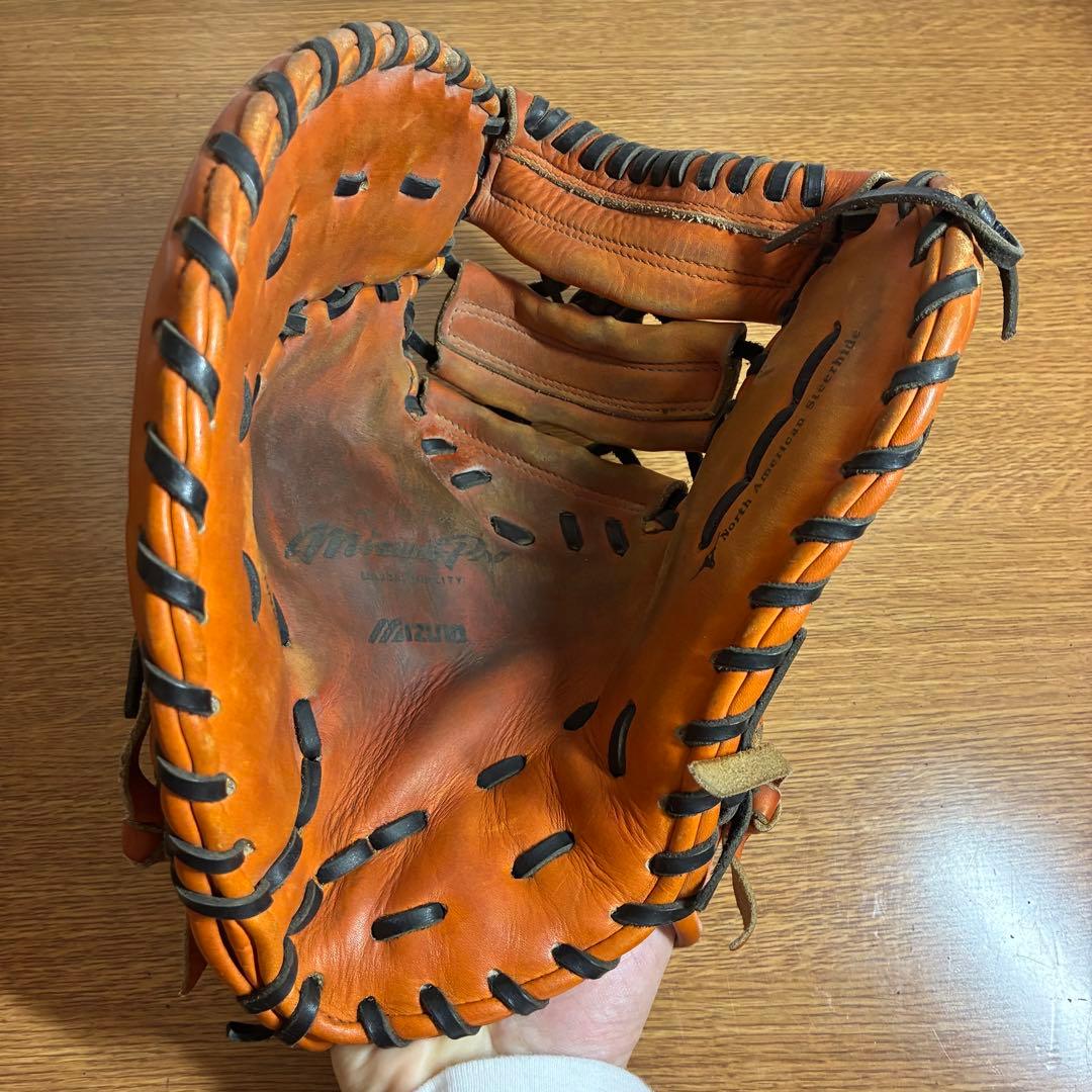 ミズノ ミズノプロ 一般軟式 ファーストミット 左投げ 美品