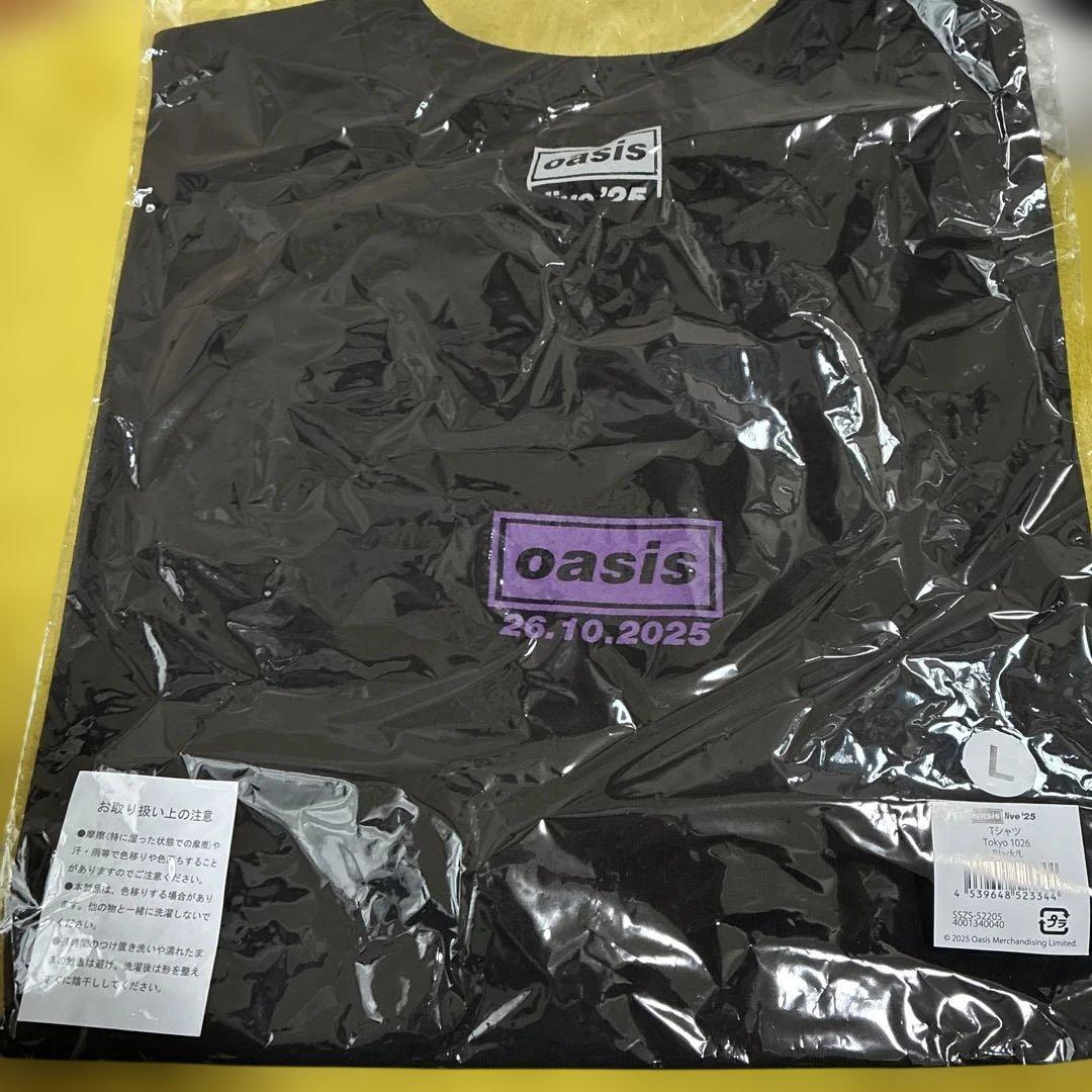 oasis live '25 Tシャツ ブラック Lサイズ