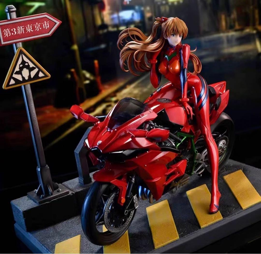 新世紀エヴァンゲリオン　明日香　バイク　ガレージキット　フィギュア未開封