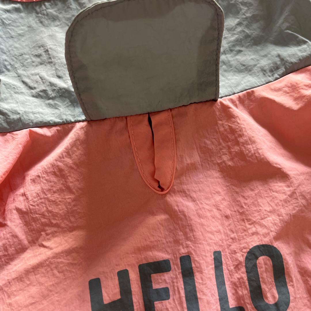 ドッグデプトレインコートセットアップ　撥水スヌードジャケット撥水オーバーオールS