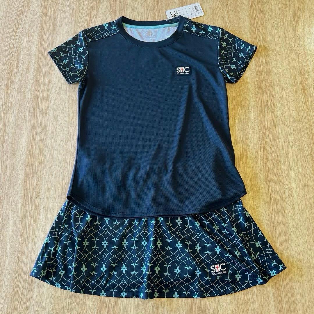 かんゆう様　レディーステニスウエア ゲームシャツスコートセットアップM