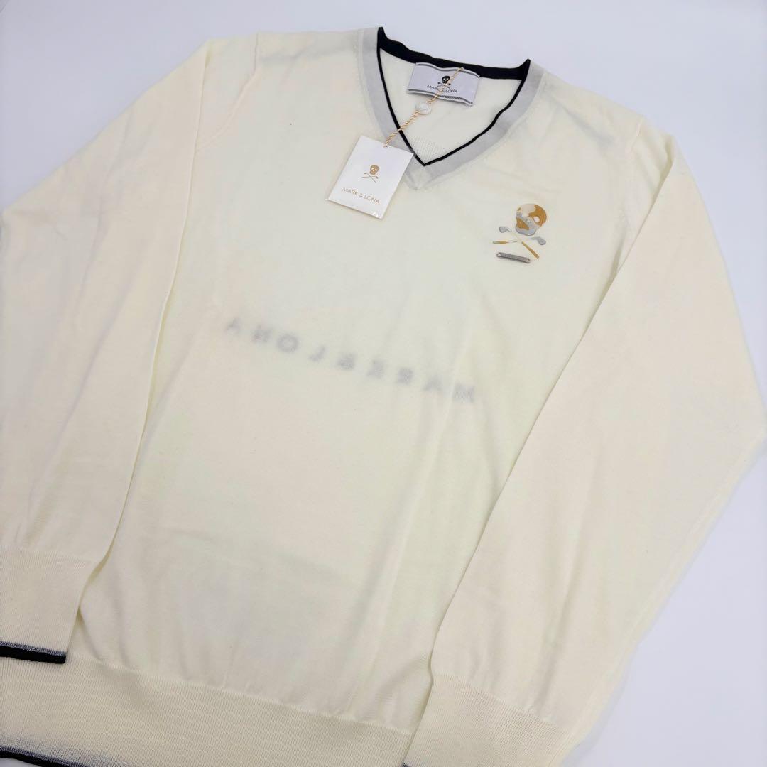新品タグ付き　MARK&LONA マークアンドロナ ニット　アイボリー 673