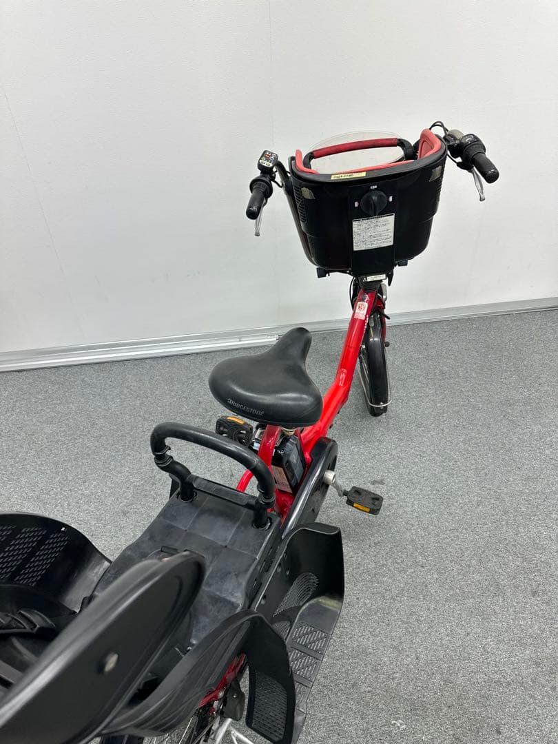 3人乗り対応電動自転車　ブリヂストンアンジェリーノ チャイルドシート付き　お得