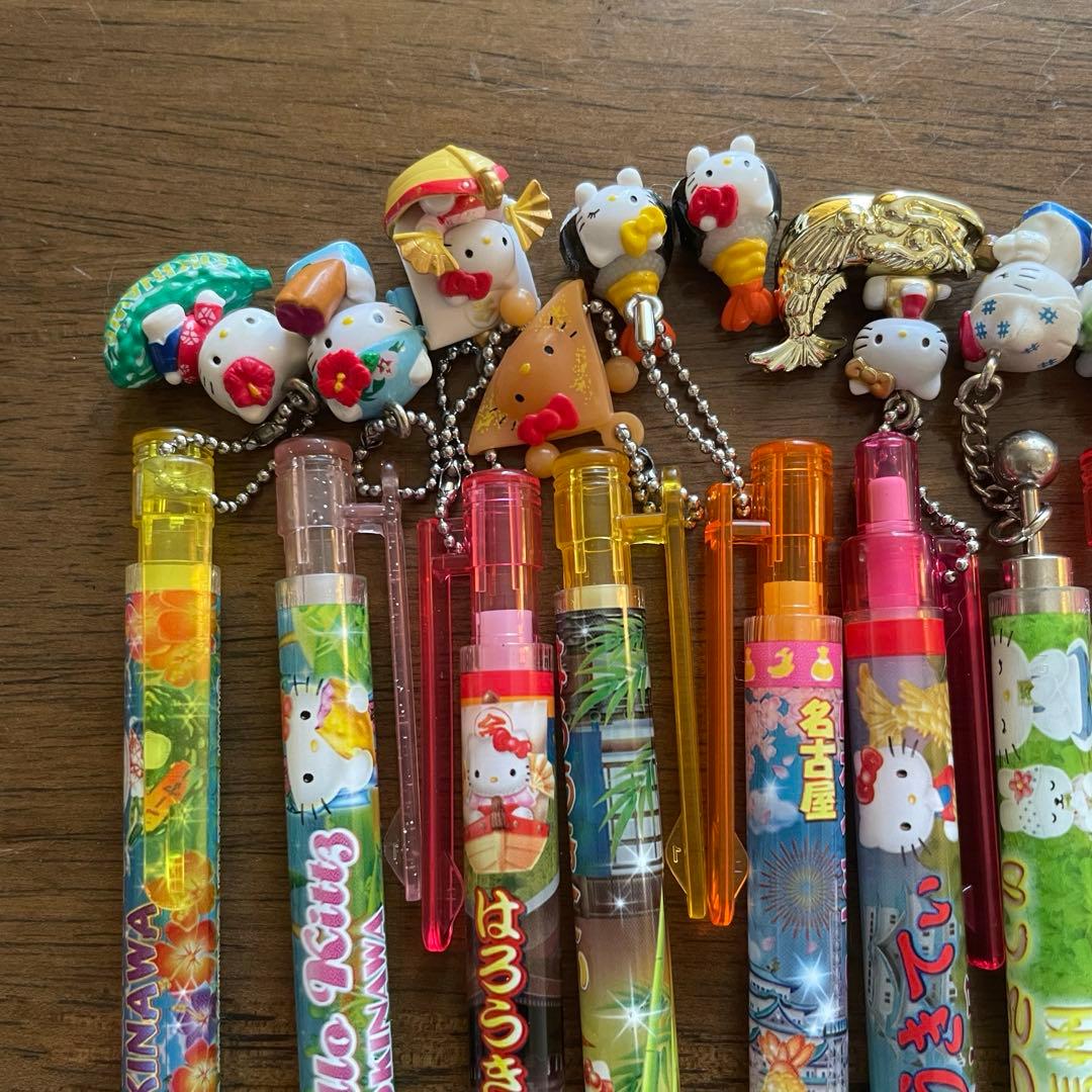 ハローキティ　ご当地限定　シャーペン 10本　2004〜2008年