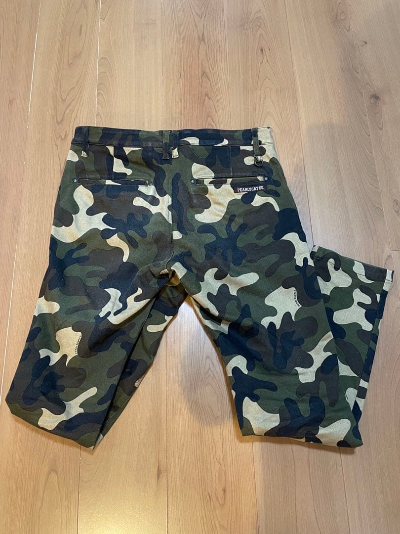 美品PEARLY GATES パーリーゲイツ　カモフラージュパンツ サイズ4