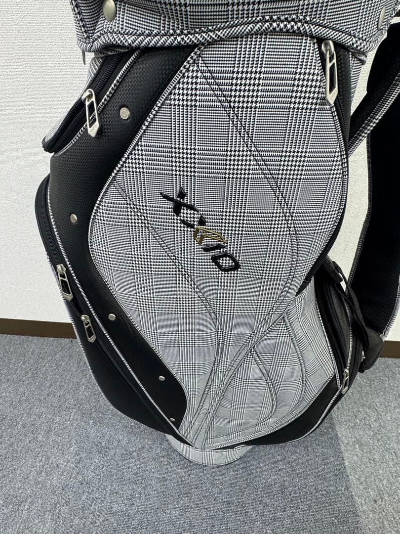 XXIOキャディバッグ チェック柄