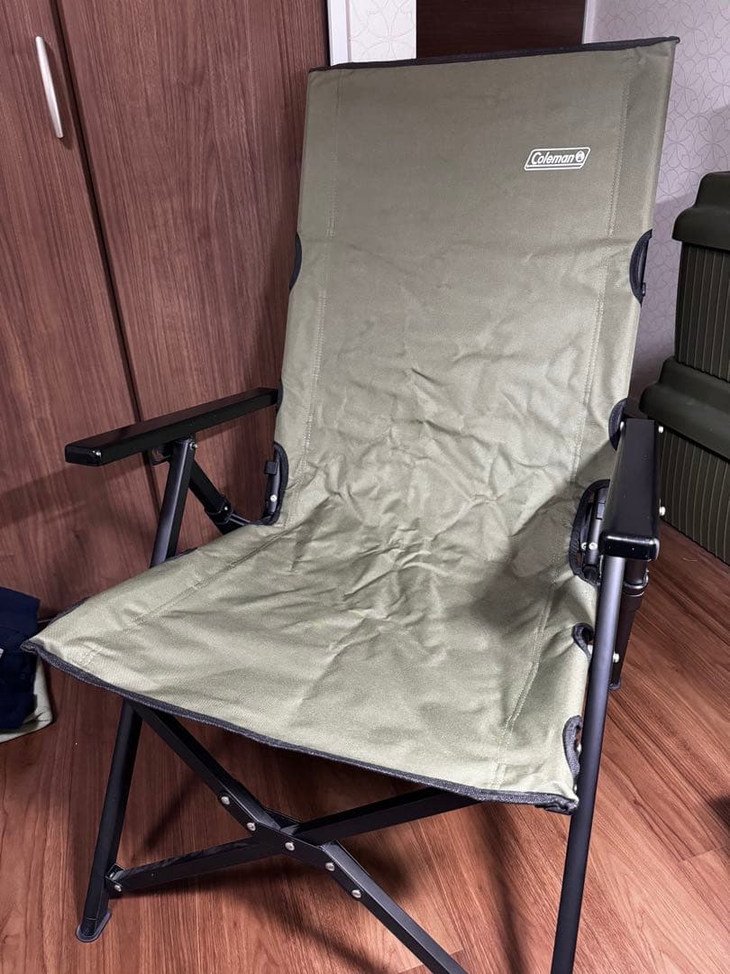 Coleman レイチェア(リクライニング付）オリーブ