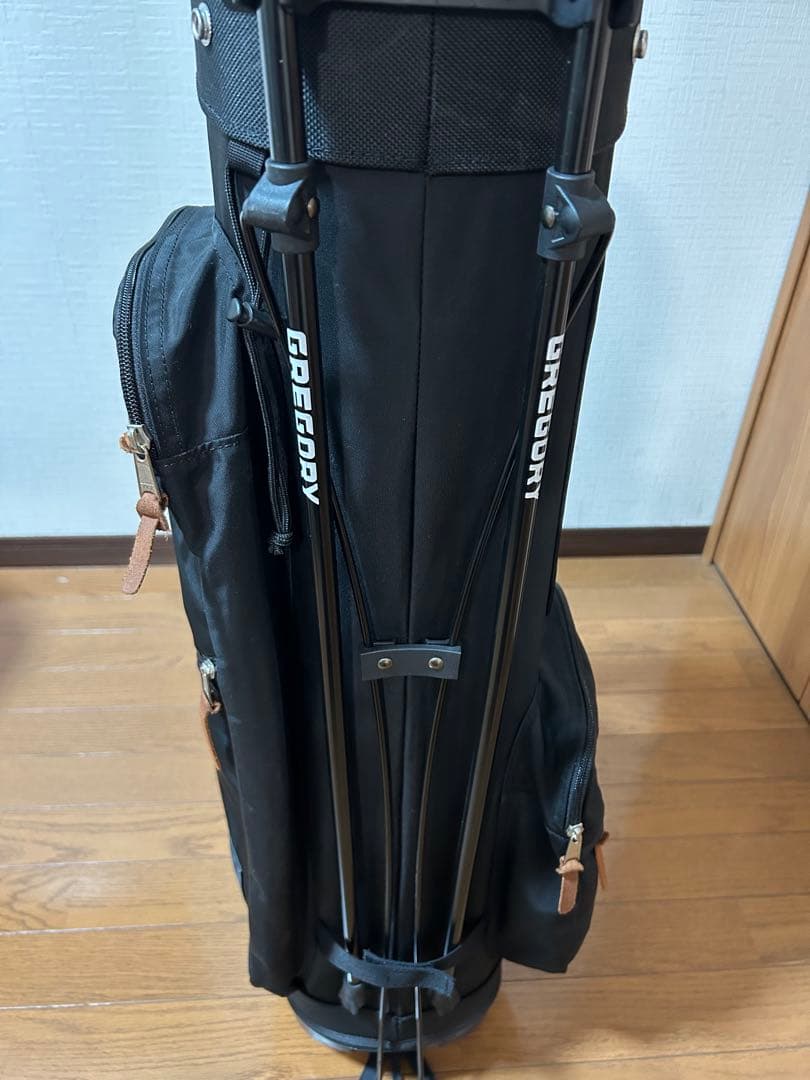 GREGORY ゴルフバッグ 黒 スタンド付き