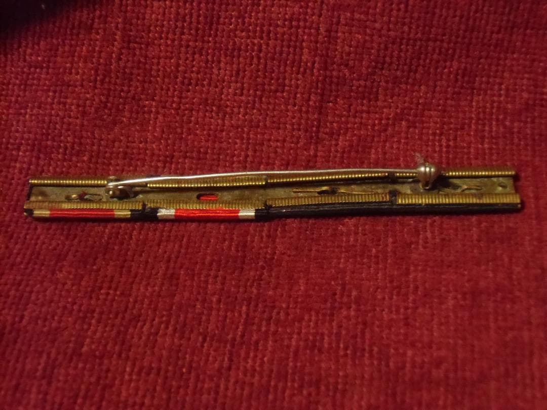 ＢＷドイツ軍/連邦軍＊１９５７年制定４連略綬/リボンバー（実物）