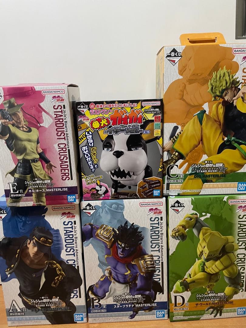 一番くじ ジョジョの奇妙な冒険 スターダストクルセイダース 6体セット