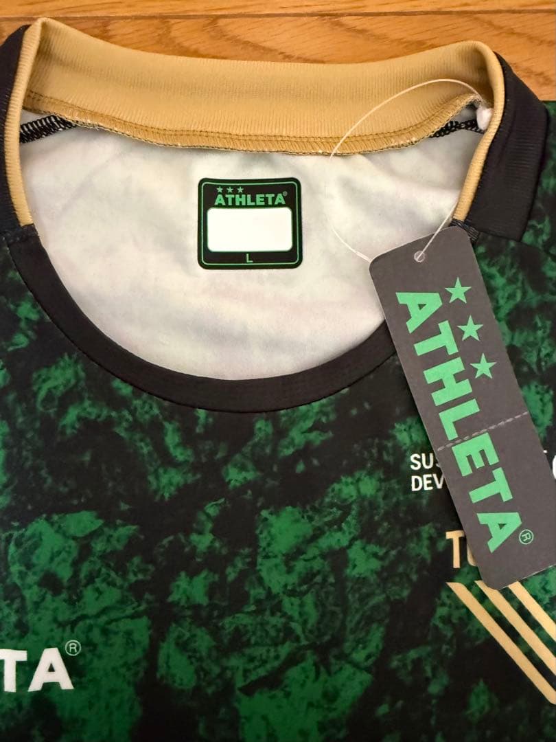 【新品タグ付】選手着用モデル 東京ヴェルディ プラクティスシャツ Ｌサイズ