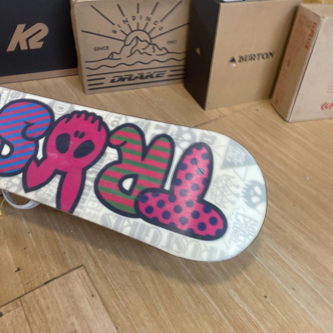 デスレーベル×HEAD　グラトリ◎トラストガール　バイン付スノーボードセット