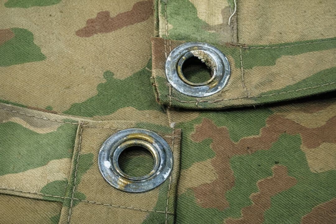 取 ロシア軍 実物 VSR-93 迷彩 パラトカ ポンチョ テント タープ 官給