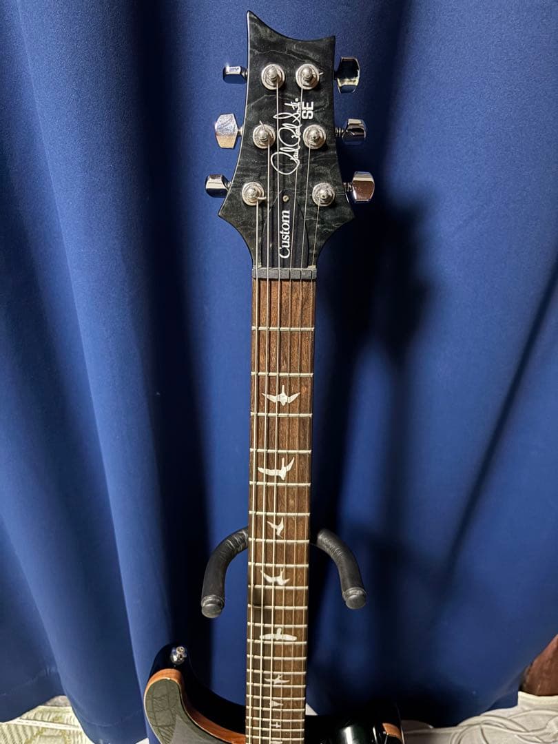 ギター PRS SE Custom 24 Quilt Grey Black