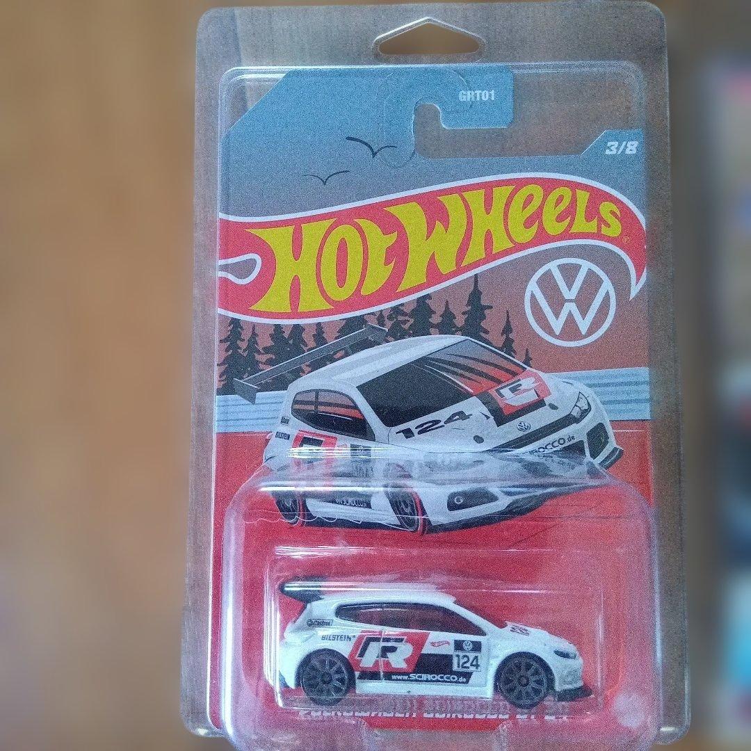 ミニカー Hot Wheels Volkswagen Scirocco& Race Day
