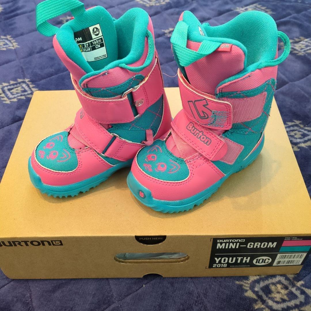 Burton Mini-Grom 子ども用スノーボードブーツ 10C