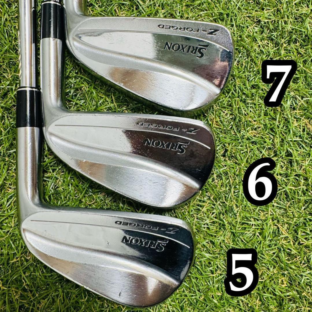 【良品】スリクソン Z-FORGED メンズアイアンセット 6本 スチール S