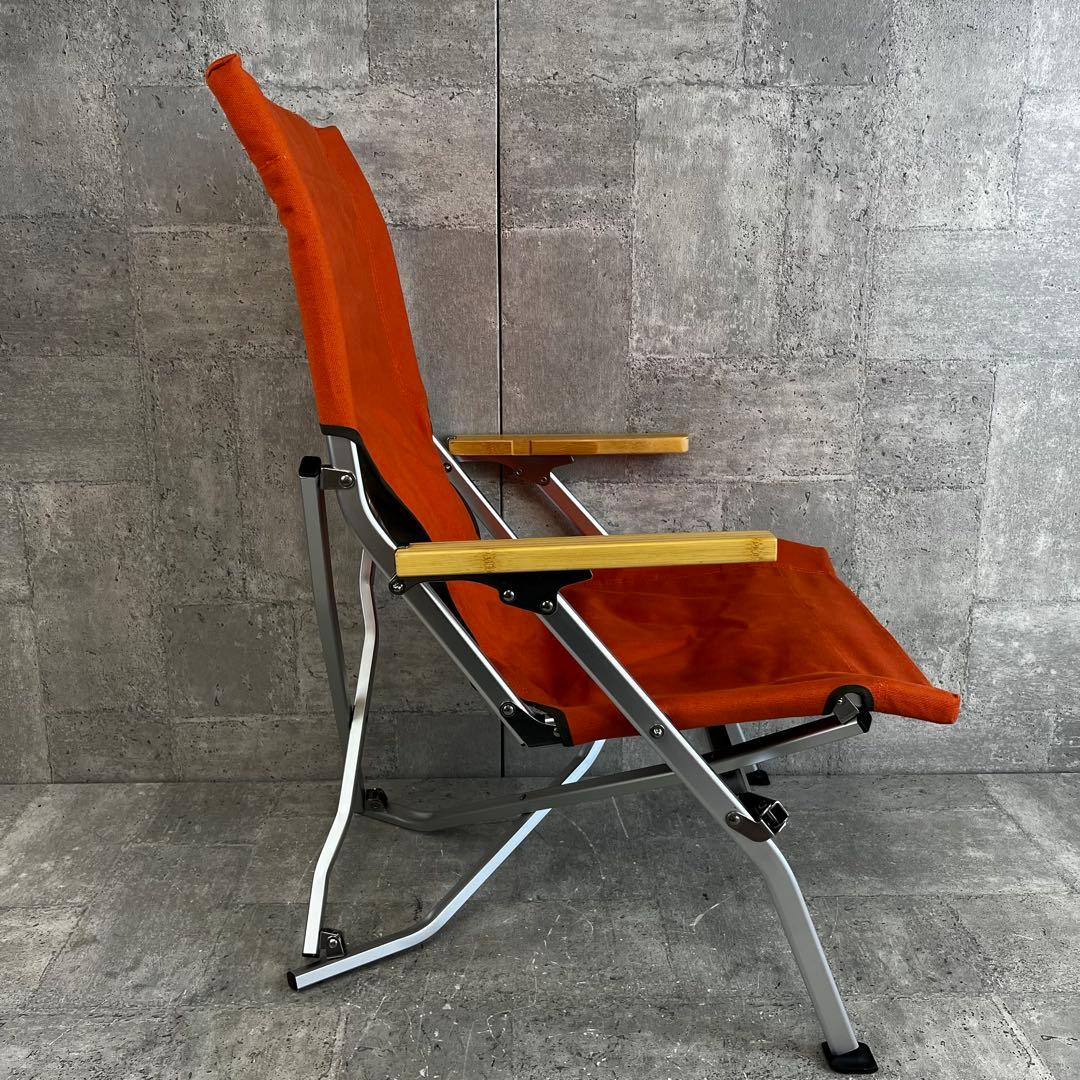 希少カラー/廃盤品 peak ローチェア30 オレンジ LV-090OR