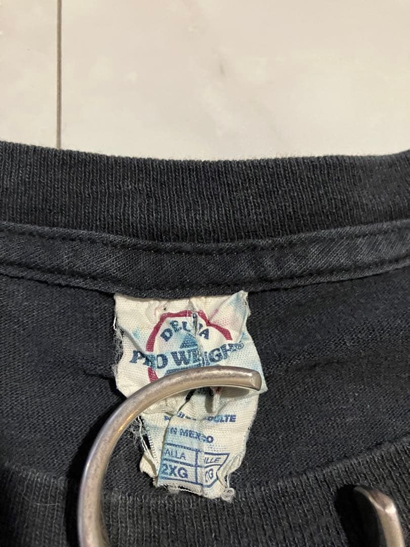 【さくらこ】COLDPLAY コールドプレイ　古着 ブラック　DELTA製