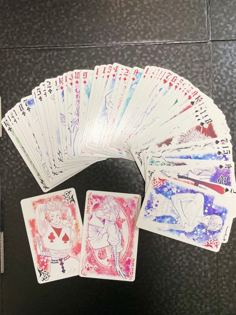 HUNTERXHUNTER　創刊50周年記念　ジャンプ展　ヒソカ　トランプ