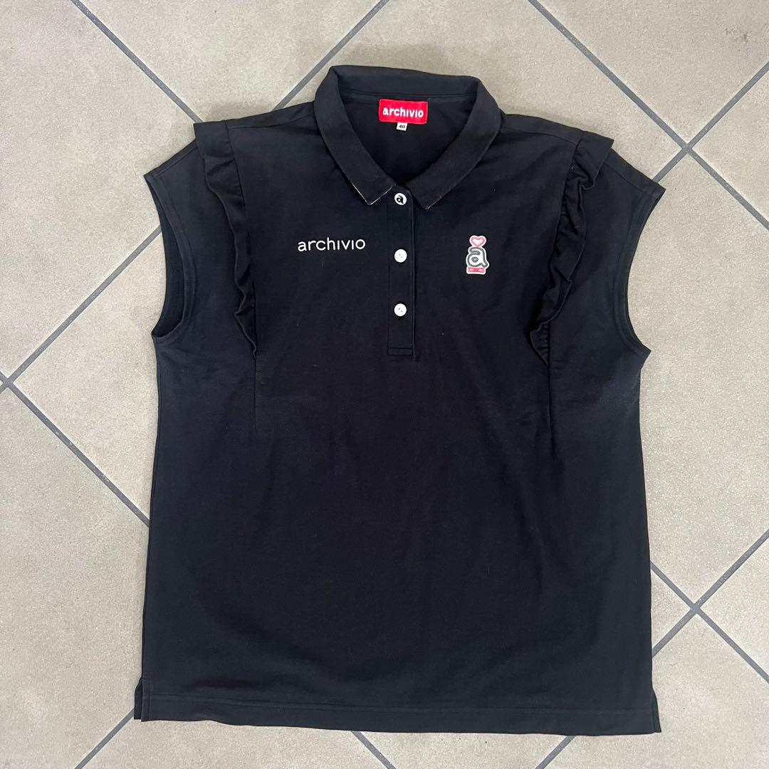 archivio アルチビオ セットアップ　フリル　シャツ　スカート L ゴルフ