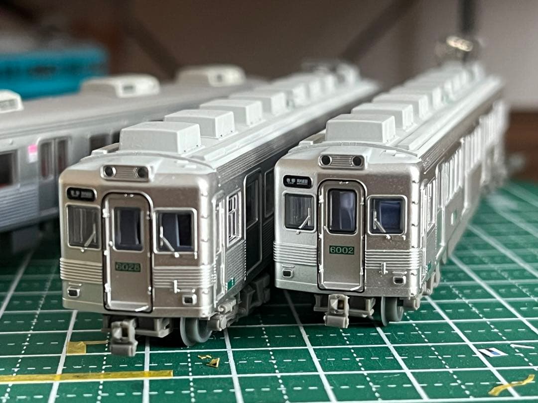 【新品】鉄コレ 南海6000系(なつかしのステンレス無塗装) 4両セット