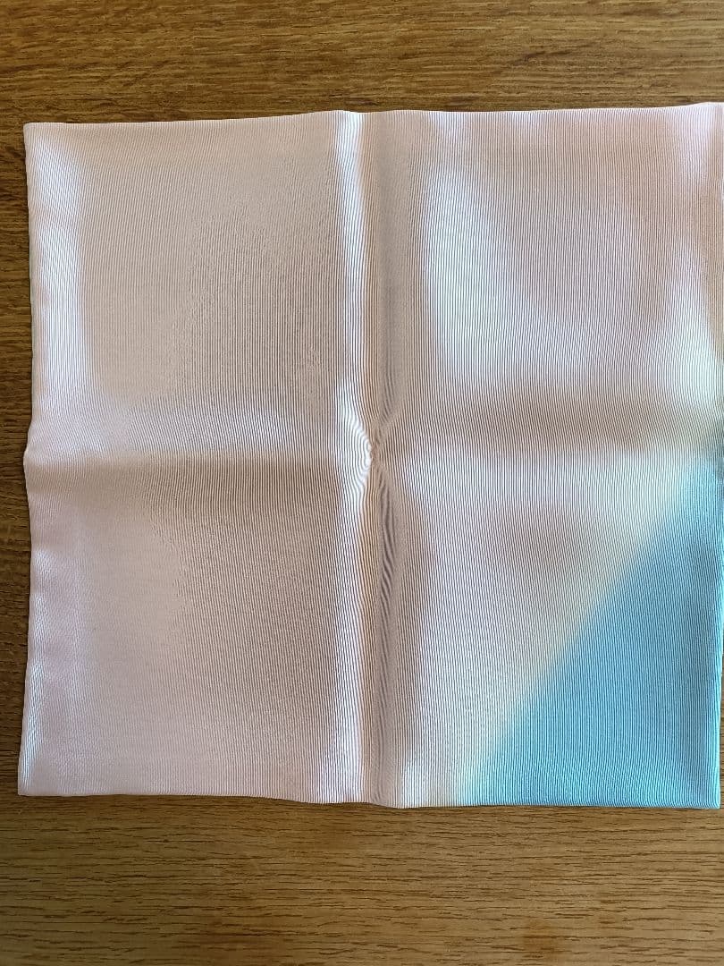 ⑨北村徳齋　茶道用帛紗 イチョウ模様 青とピンク