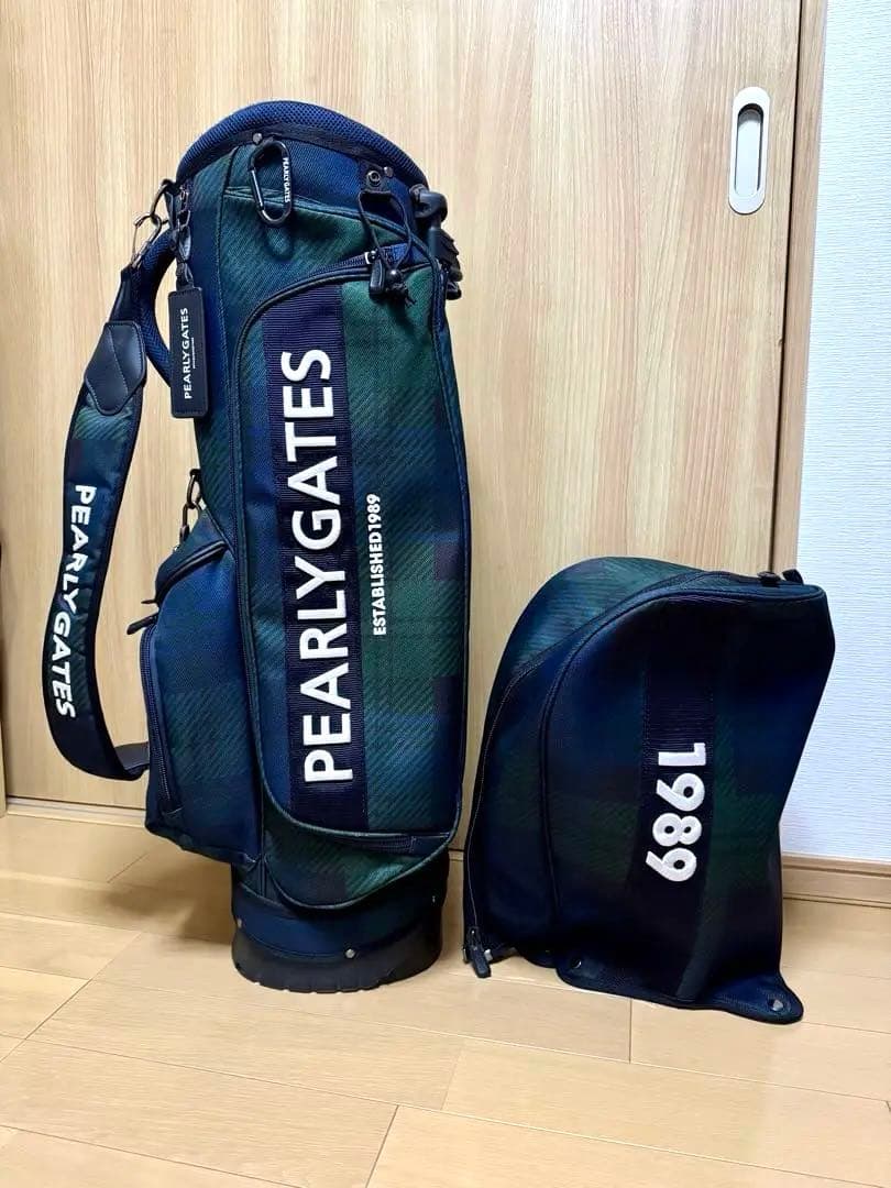 PEARLY GATES キャディバッグ ブラックウォッチ 2023年モデル