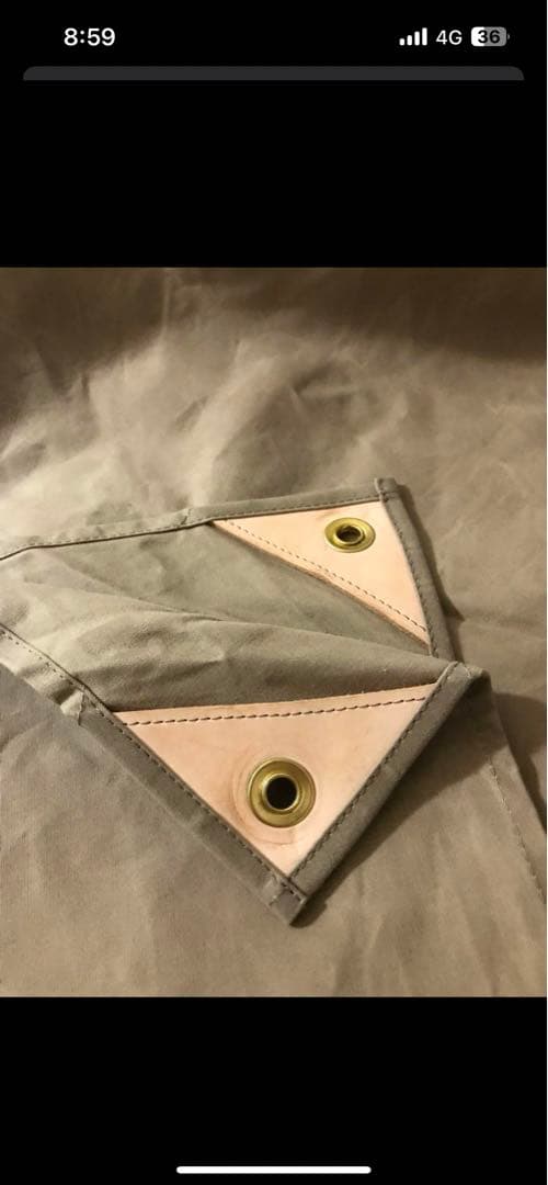 december アウトドア オーダータープ　パラフィン帆布　ディッセンバー