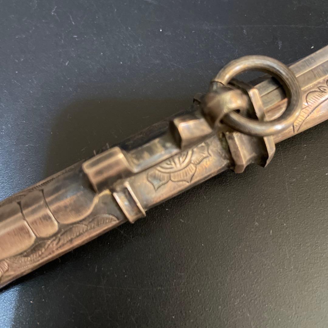 時代　李朝　超銀　銀箸ペーパーナイフ　銀箸ナイフ