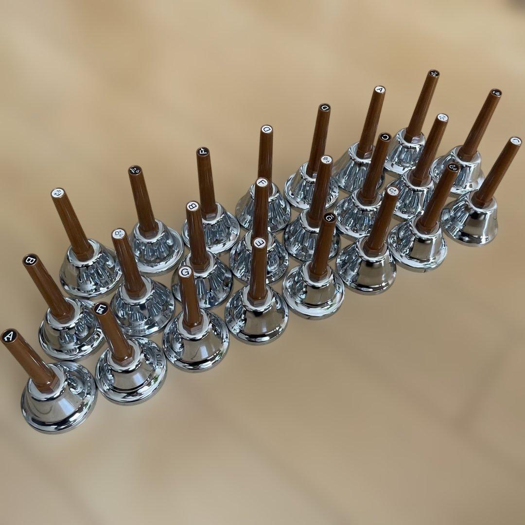 【美品】 ミュージックベル MB-S 23音組 ハンドベル ウチダ 内田洋行