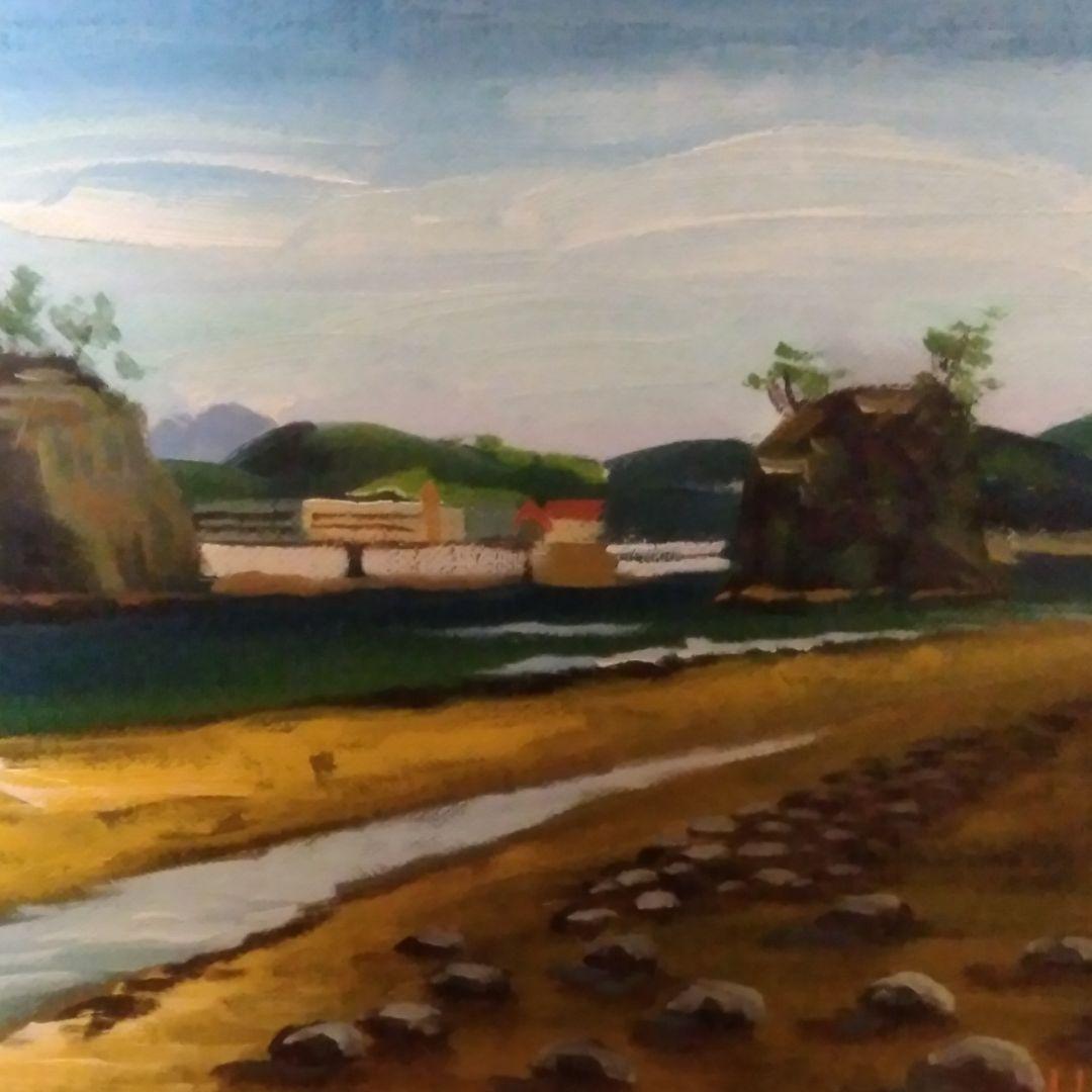 高原良雄　絵画 本物 額付き