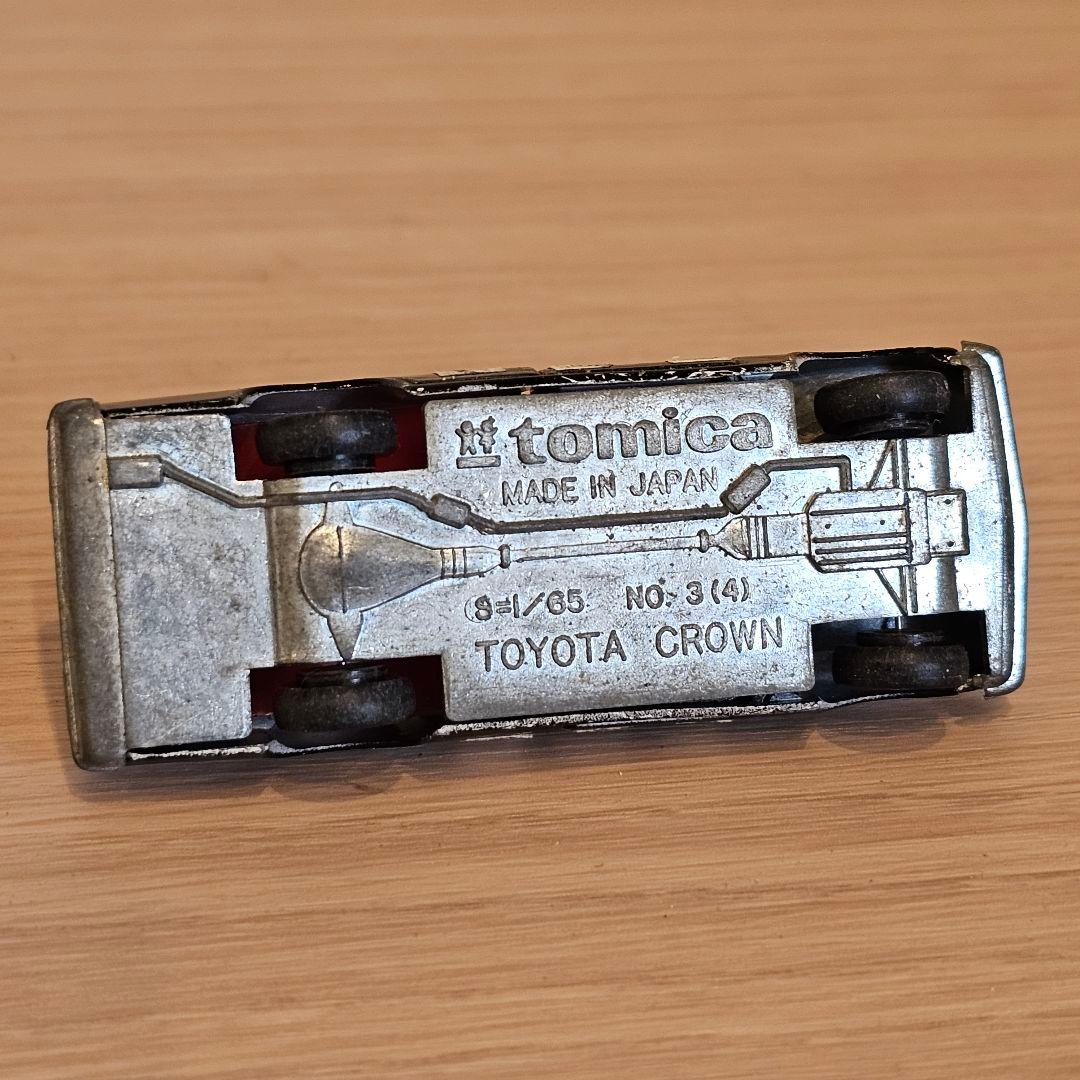 【トミカ】No.4 トヨタ クラウン パトロールカー 1Aホイール 日本製