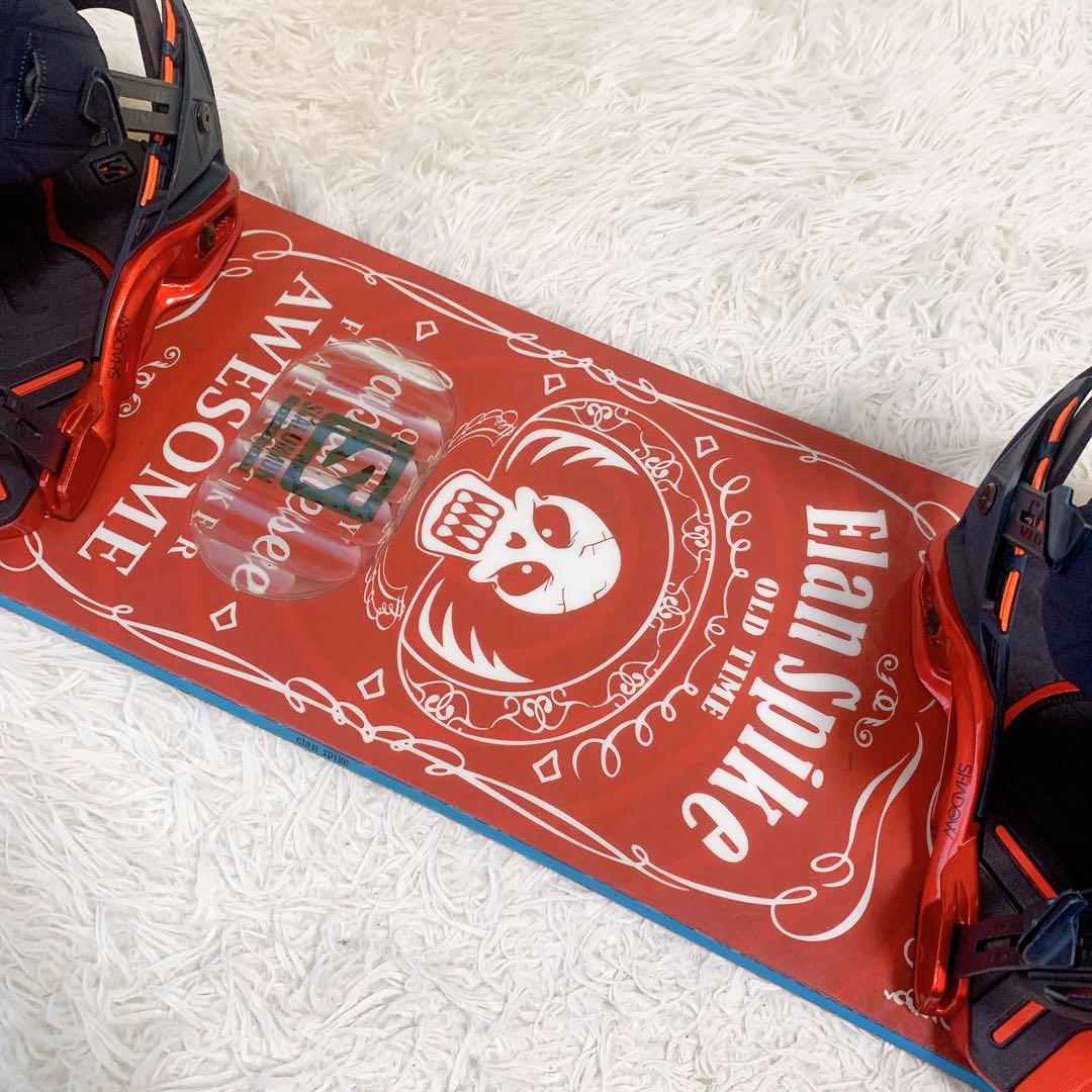 Elan Spike 152 サロモン シャドー M スノーボード３点セット